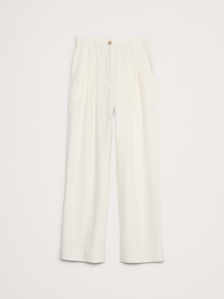 The Soho Wide-Leg Pant in Linen