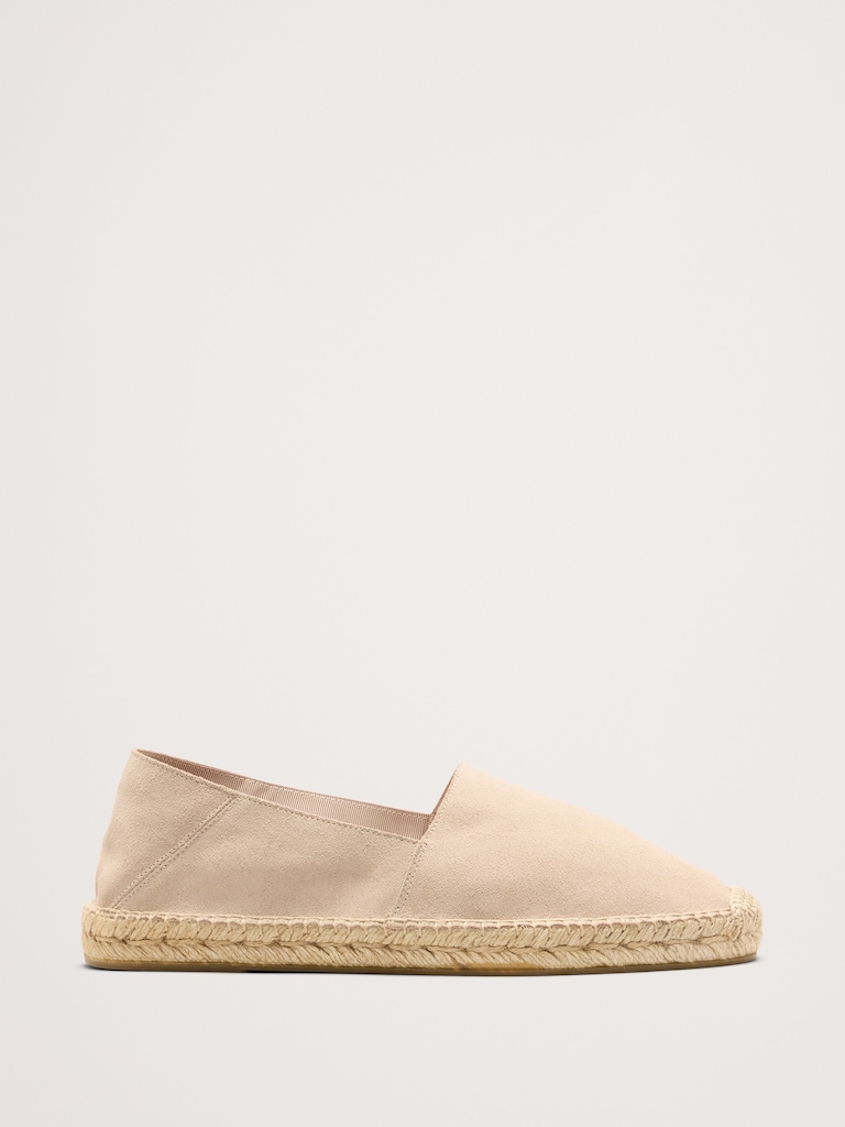 Suede Espadrille Shoe