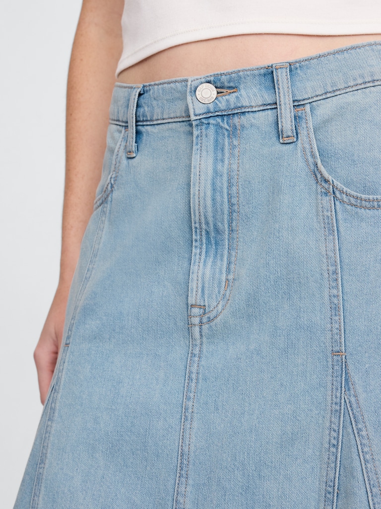 SuperSoft Denim Maxi Skirt