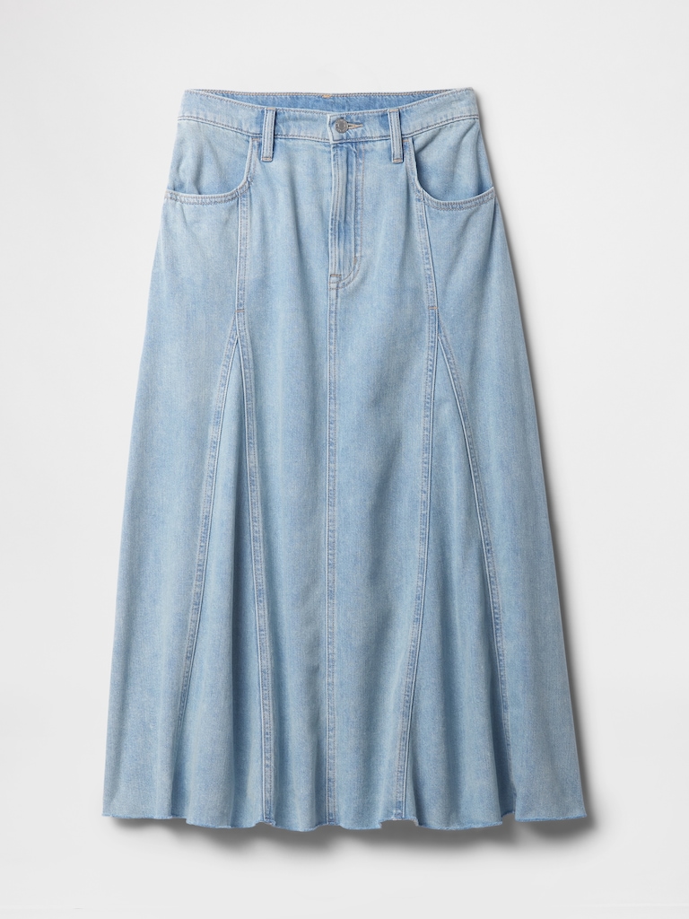 SuperSoft Denim Maxi Skirt