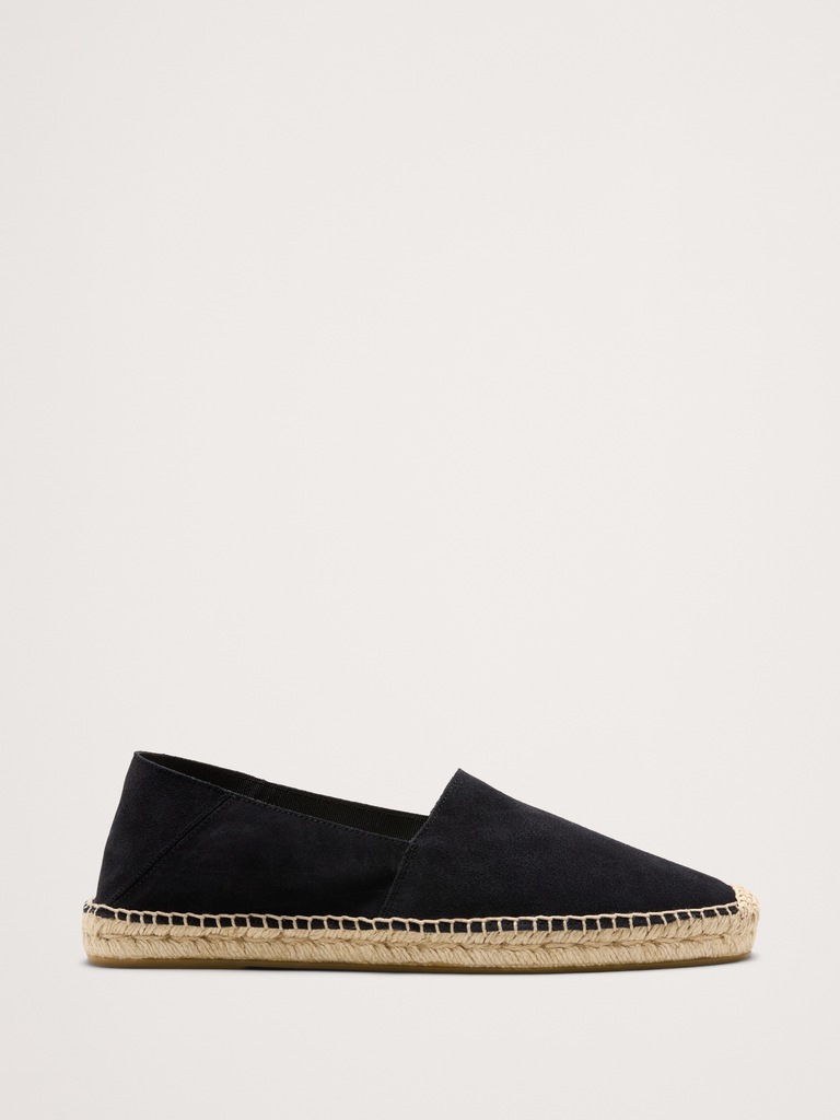 Suede Espadrille Shoe