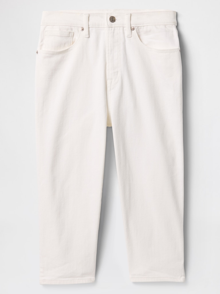 High Rise Vintage Slim Capri Jeans