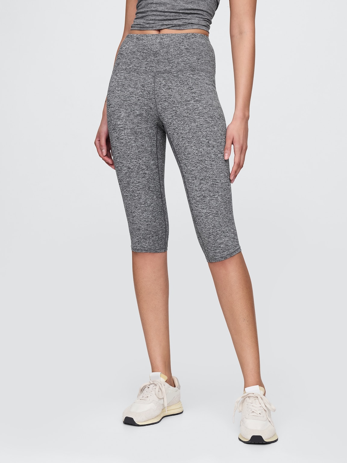 GapFit Smooth High Rise Jersey Crop Leggings