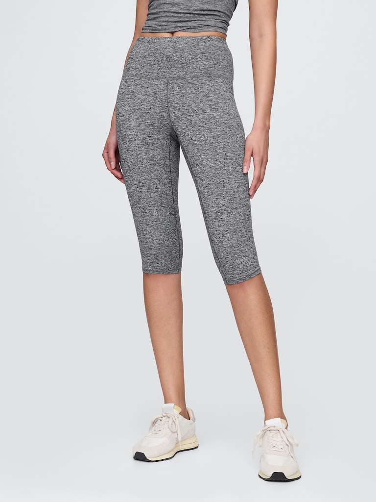 GapFit Smooth High Rise Jersey Crop Leggings