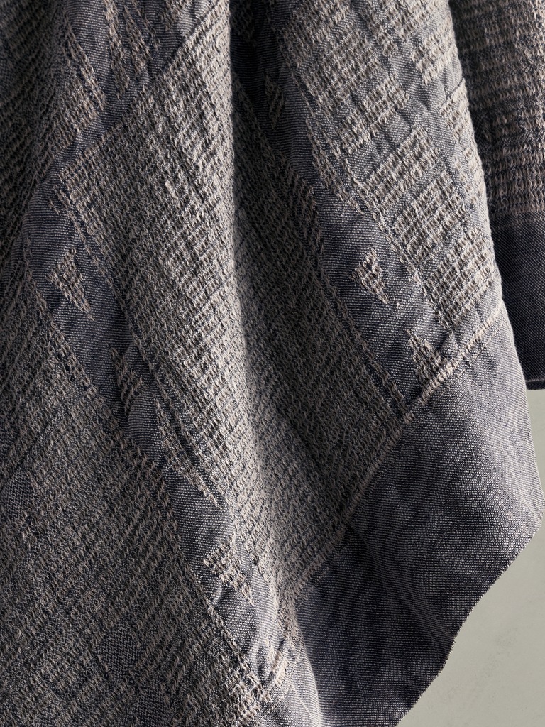 Linen Jacquard Throw