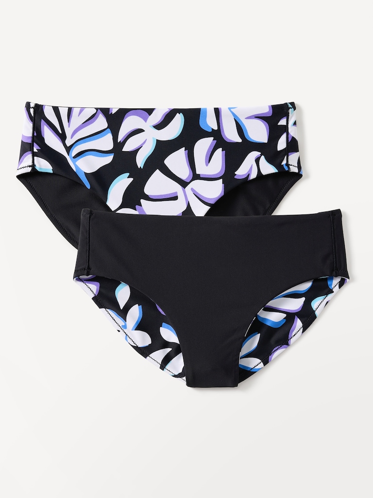 Athleta Girl Reversible Mid Rise Swim Bottom