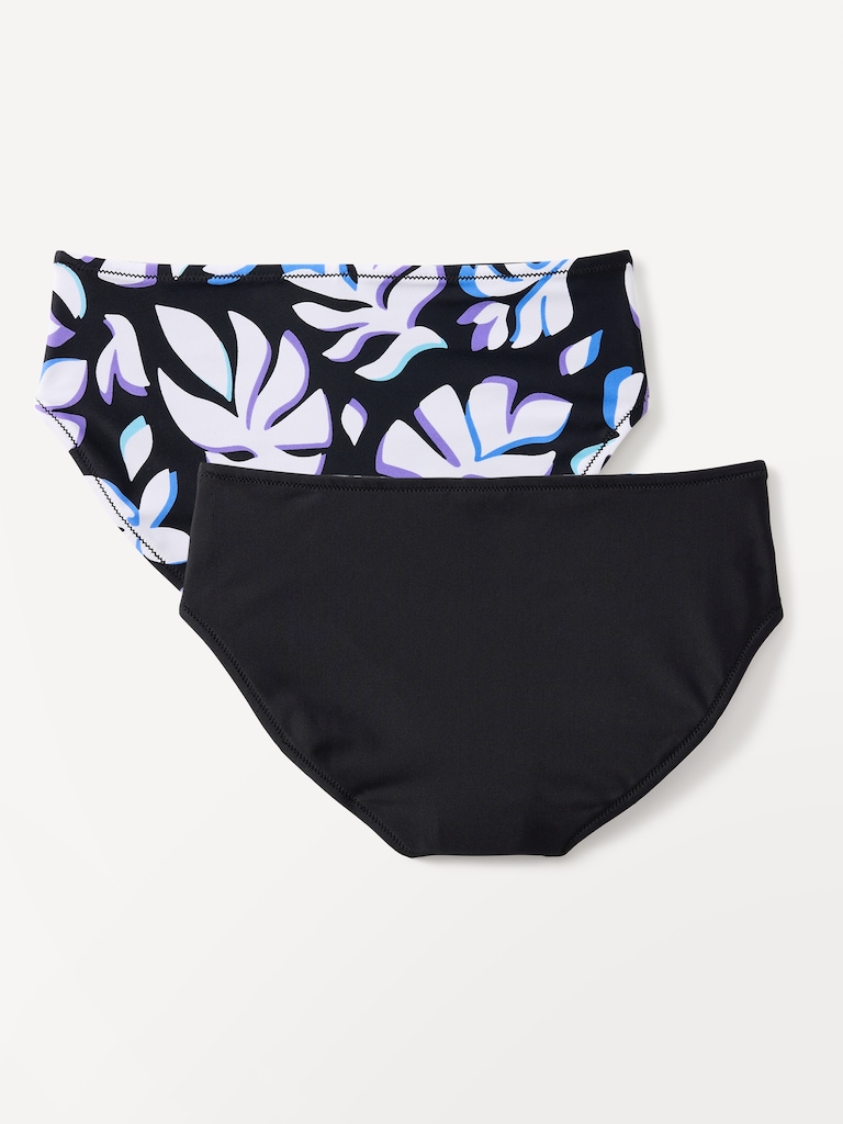 Athleta Girl Reversible Mid Rise Swim Bottom