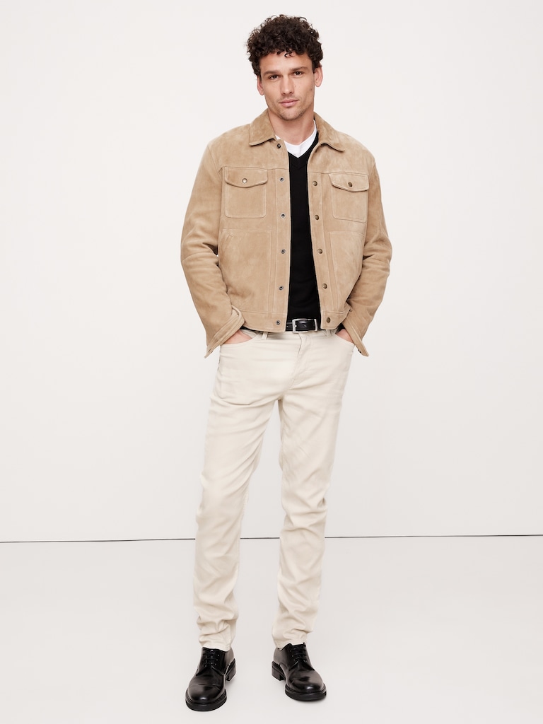 Slim Linen-Cotton Traveler Pant