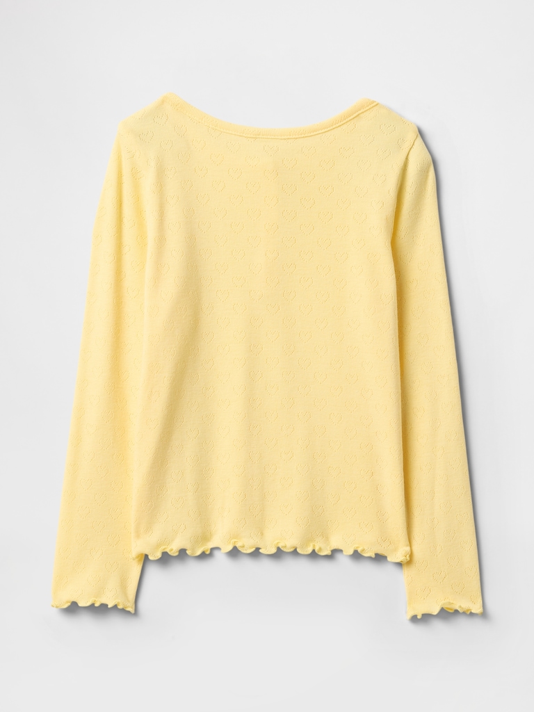 Baby & Toddler  Pointelle Henley Shirt