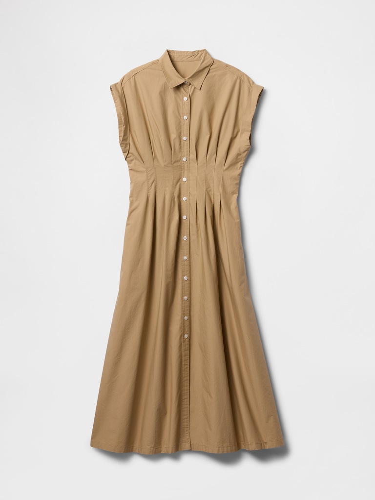 Poplin Midi Shirtdress