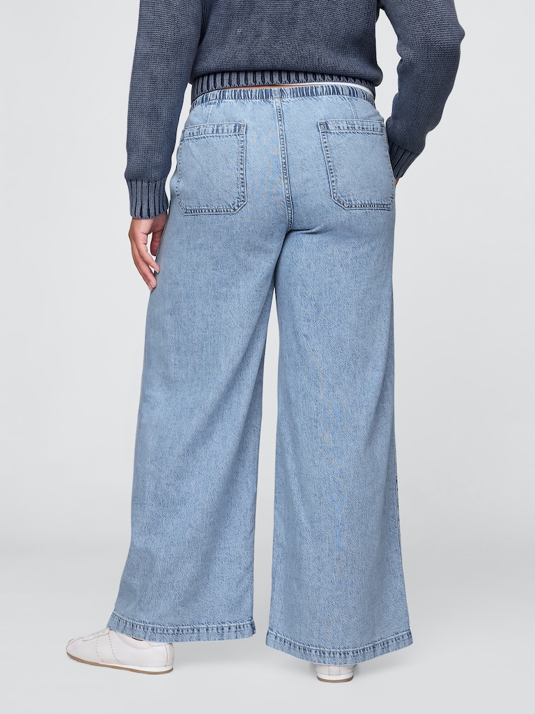 Mid Rise UltraSoft Easy Baggy Jeans