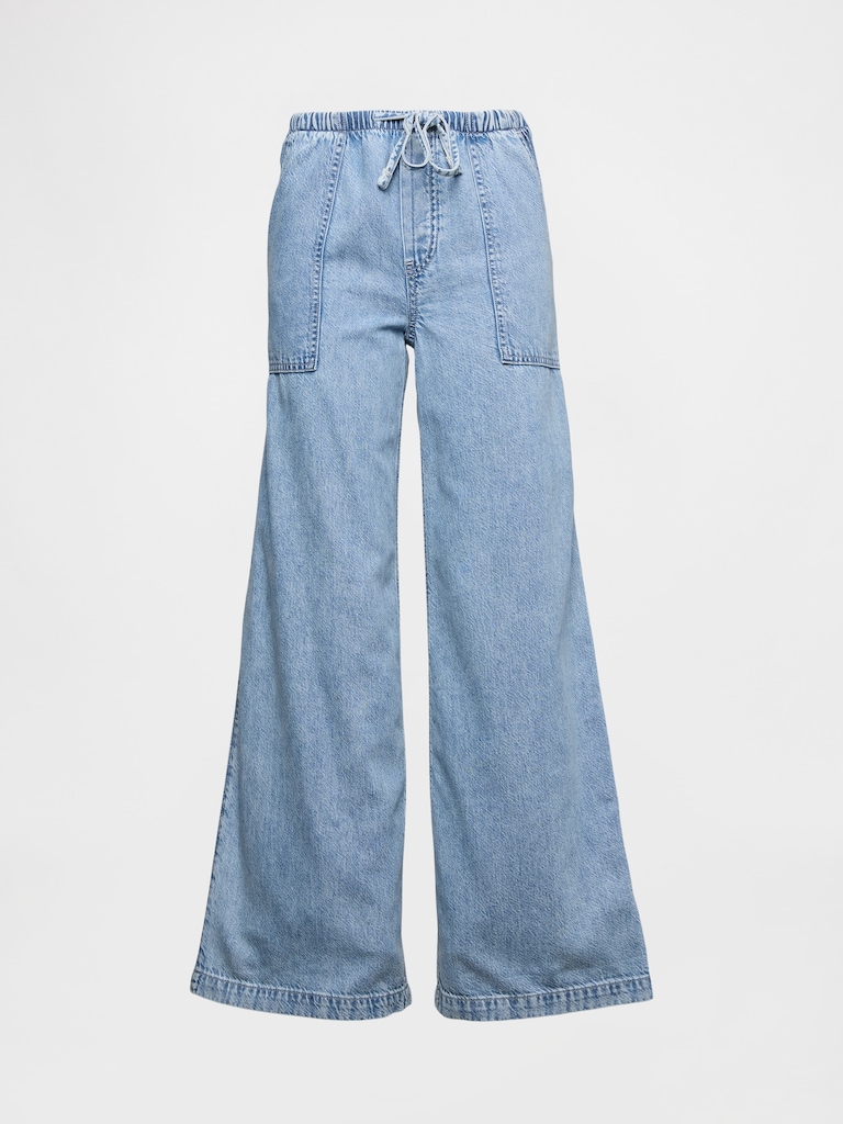 Mid Rise UltraSoft Easy Baggy Jeans