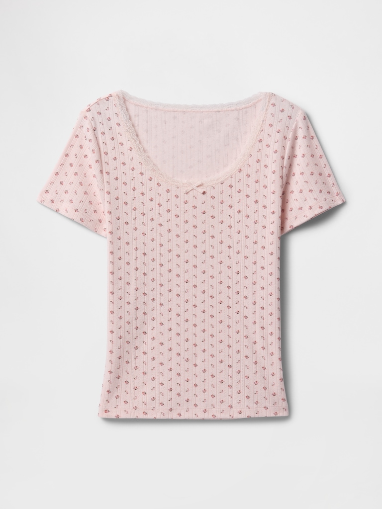 Pointelle PJ Top