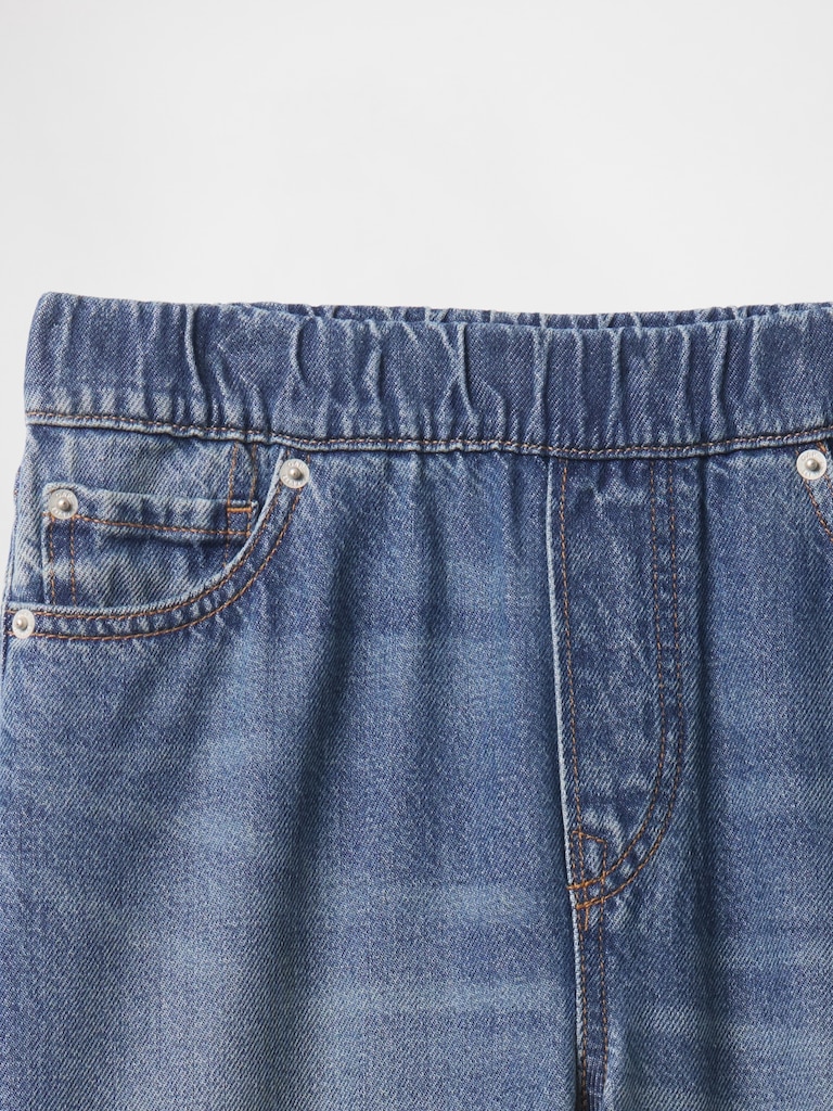Kids UltraSoft Pull-On Baggy Jeans