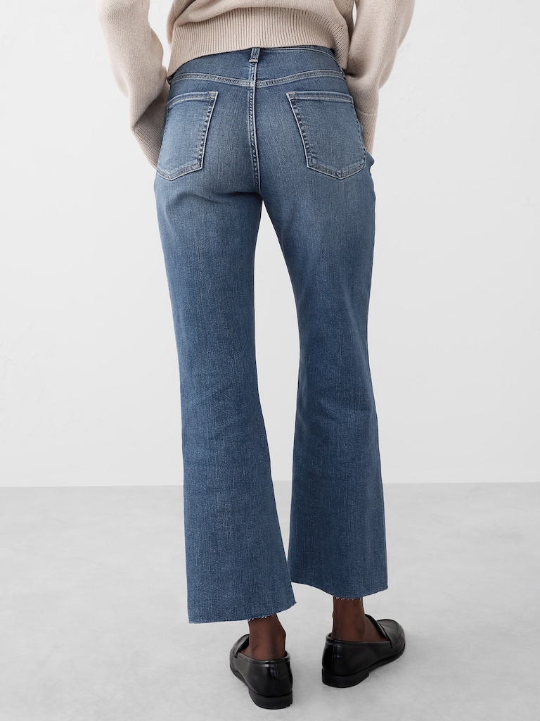 Kick Flare High-Rise Cropped Jean