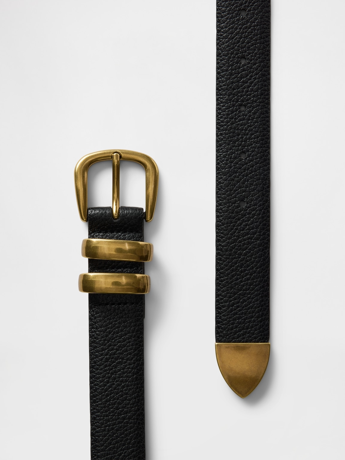 Pebbled Leather Belt