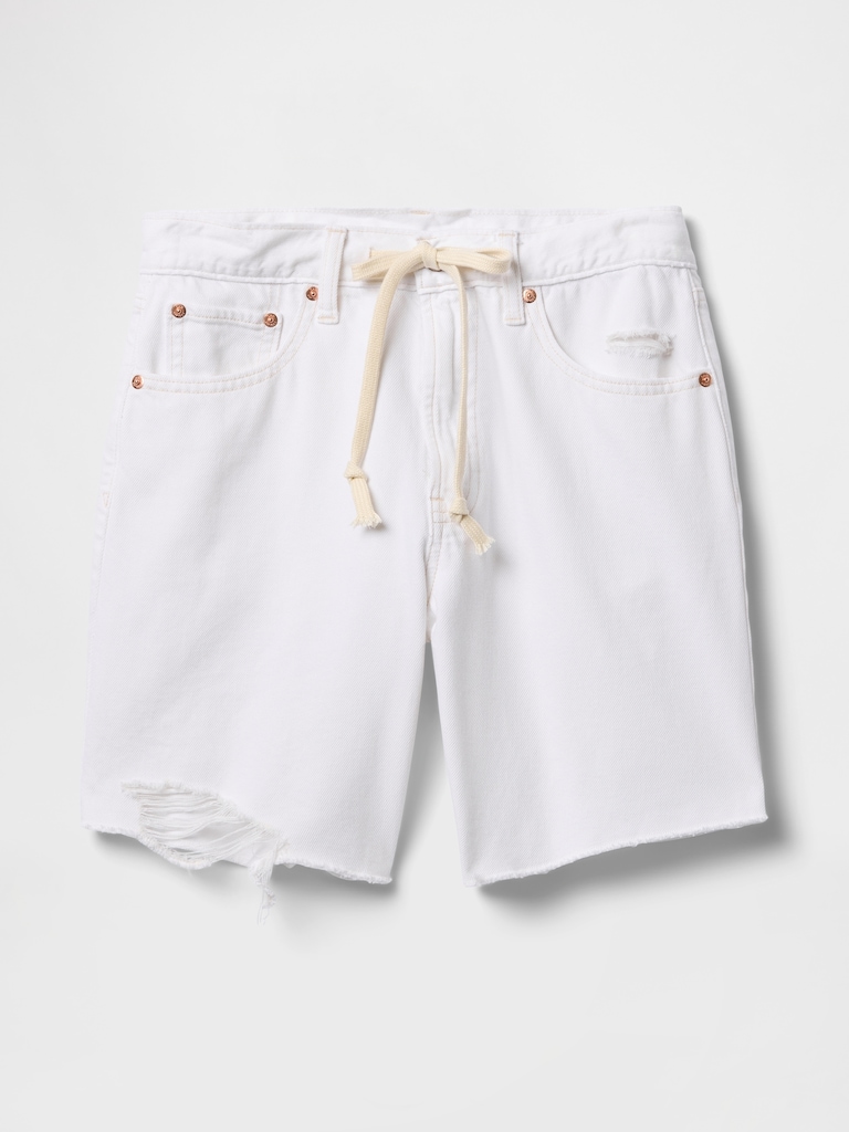 8" Mid Rise '90s Loose Denim Bermuda Shorts