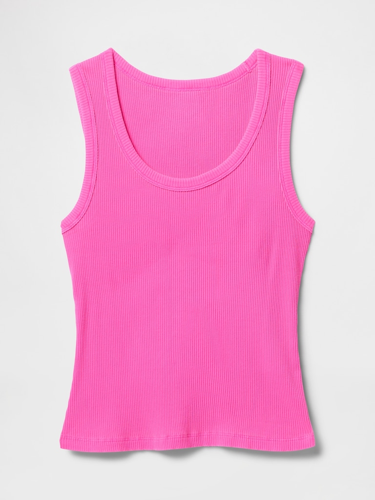 Rib Scoop Tank Top