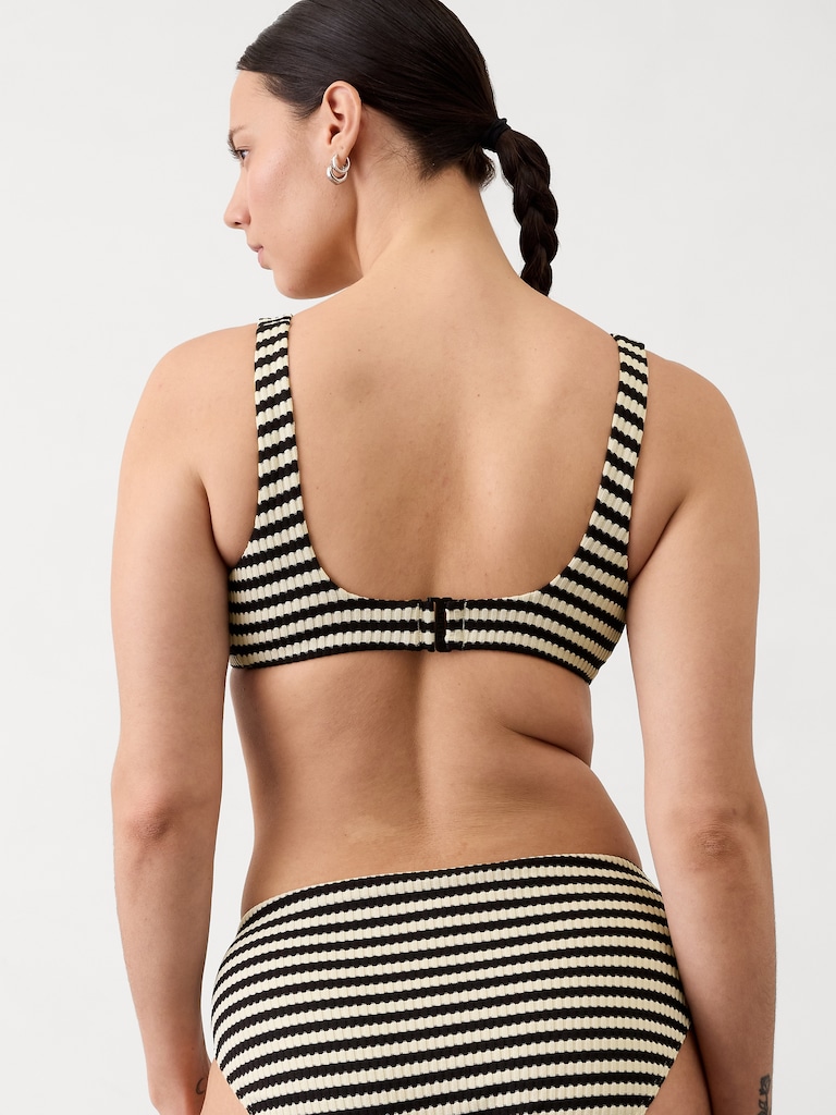 Paradise Yarn Dye Bra Cup Bikini Top