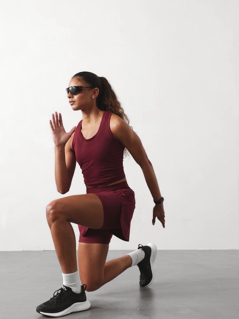 Crossover High Rise 4" Run Short