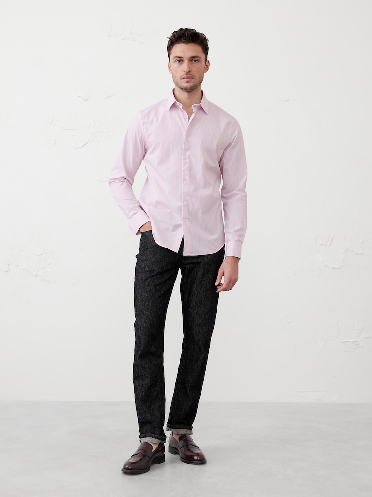 Slim Untucked Dress Shirt