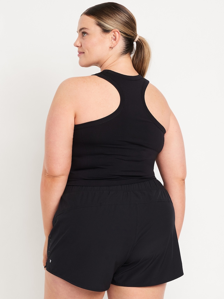 Fluid Seamless Fitted Crop Tank Top