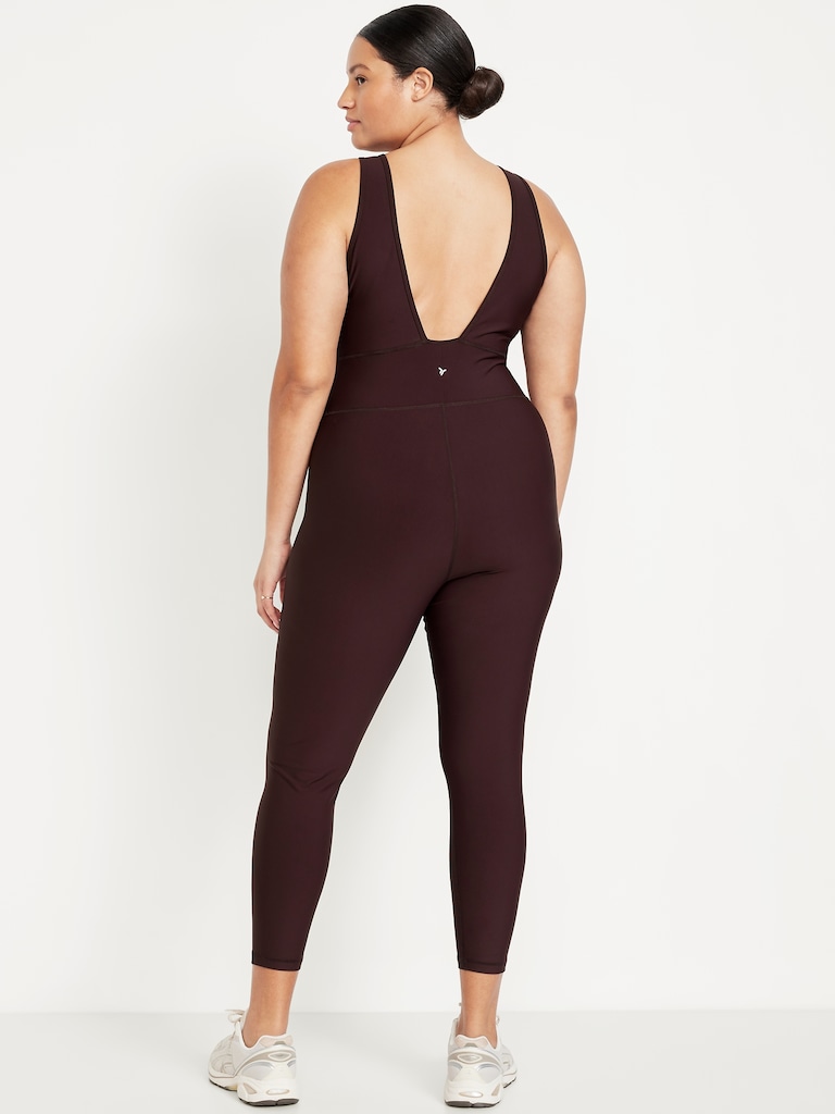 PowerSoft Open-Back 7/8 Bodysuit