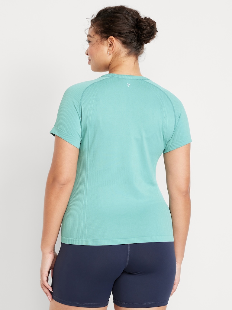 Fluid Seamless Fitted T-Shirt
