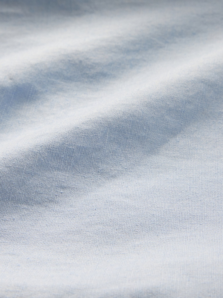 8" Linen-Cotton Shorts