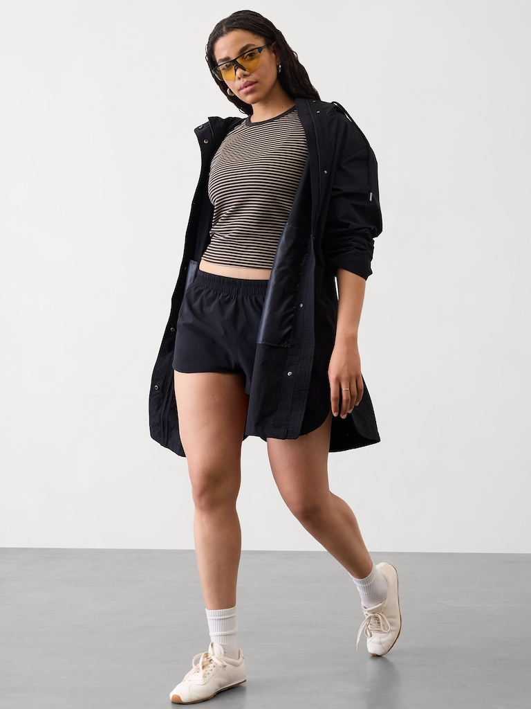 Signature Rib Crop Tee