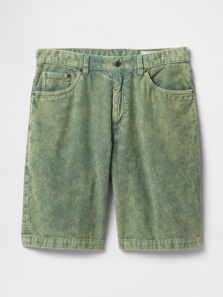 Washed Corduroy Shorts