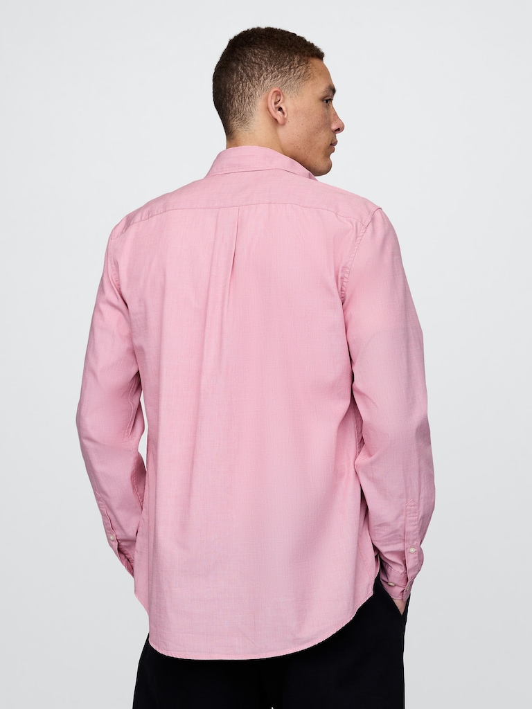 Organic Cotton Poplin Classic Shirt