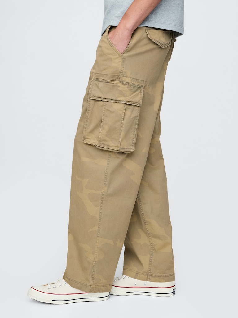 Extra Baggy Camo Cargo Pants