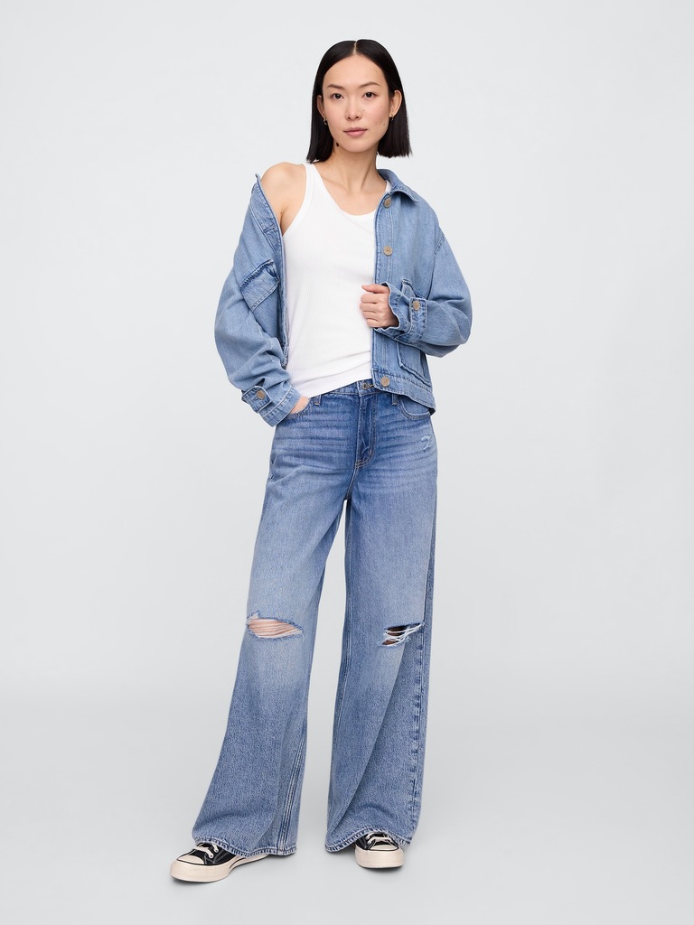 Ribbed Scoopneck Tank Top