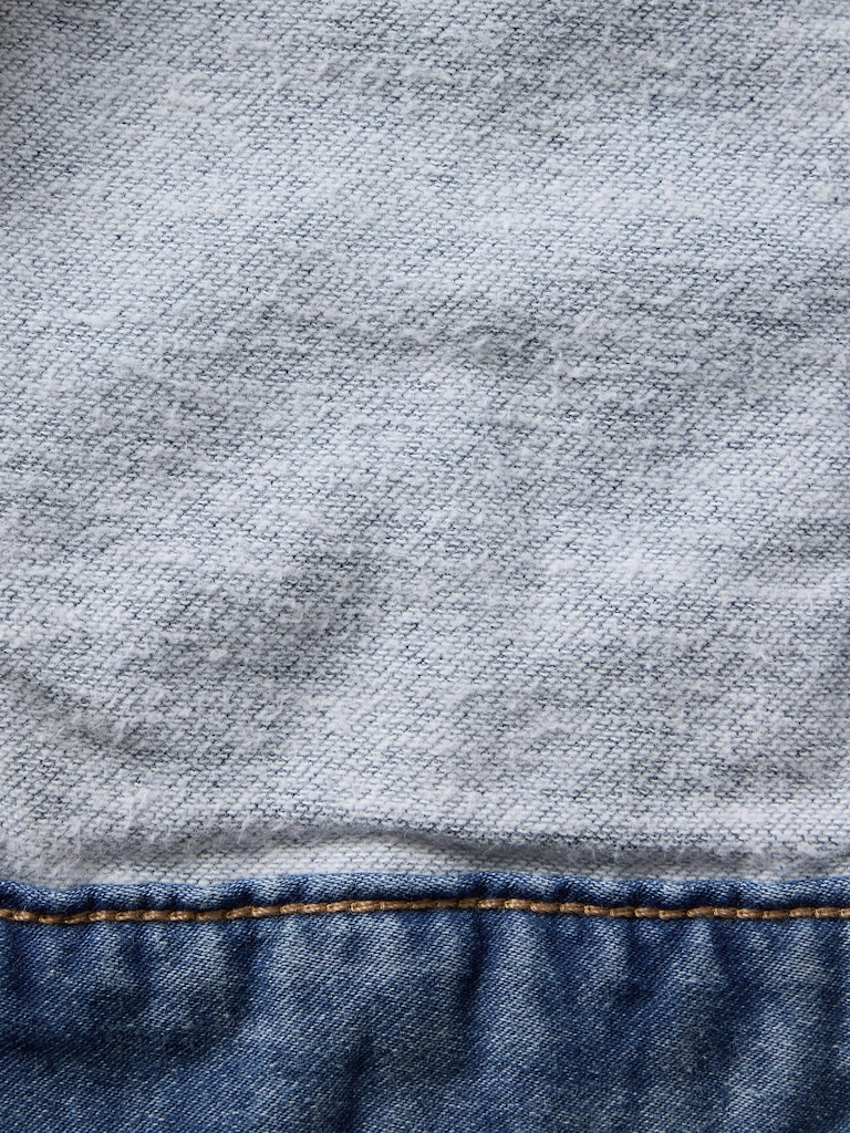 Kids Relaxed Sweatshirt Icon Denim Jacket