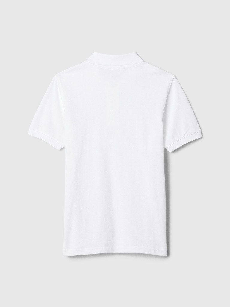 Kids Uniform Pique Polo Shirt