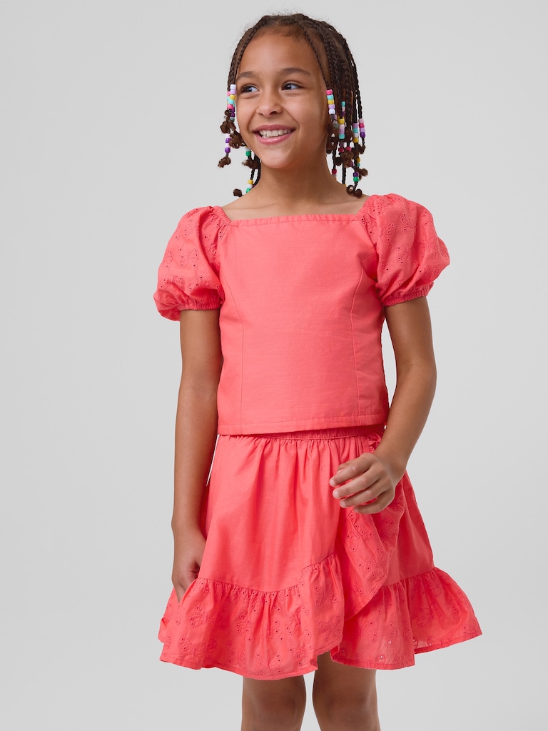 Kids Puff Sleeve Top