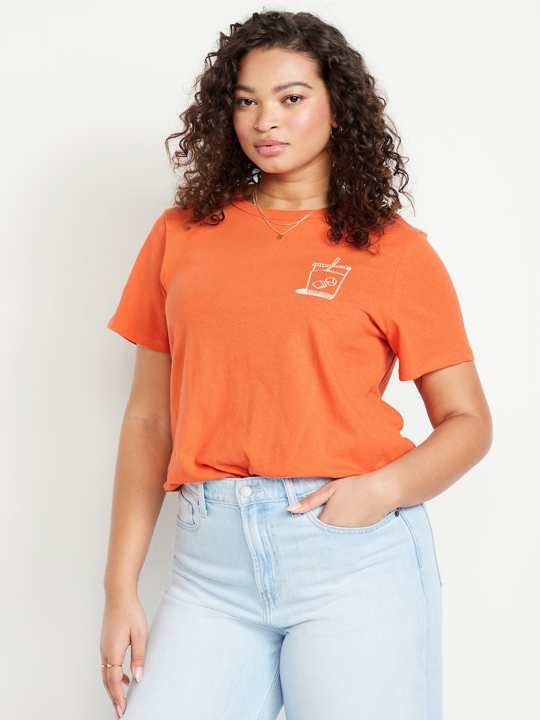 EveryWear Crew-Neck Graphic T-Shirt