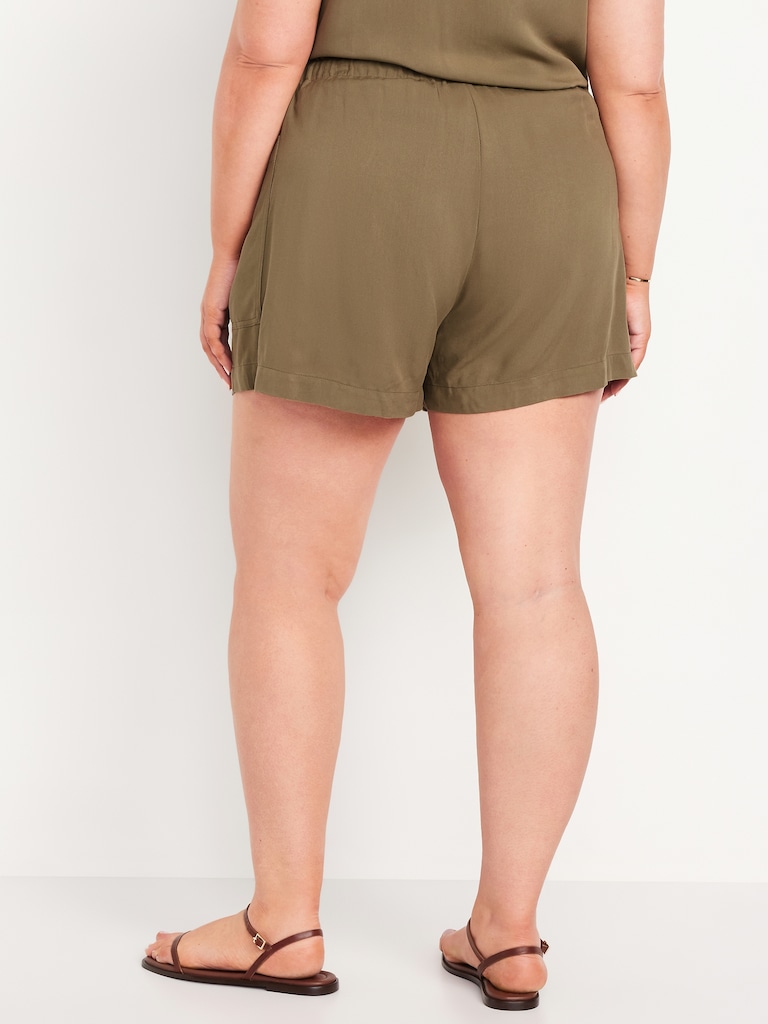 High-Waisted Playa Shorts -- 3.5-inch inseam