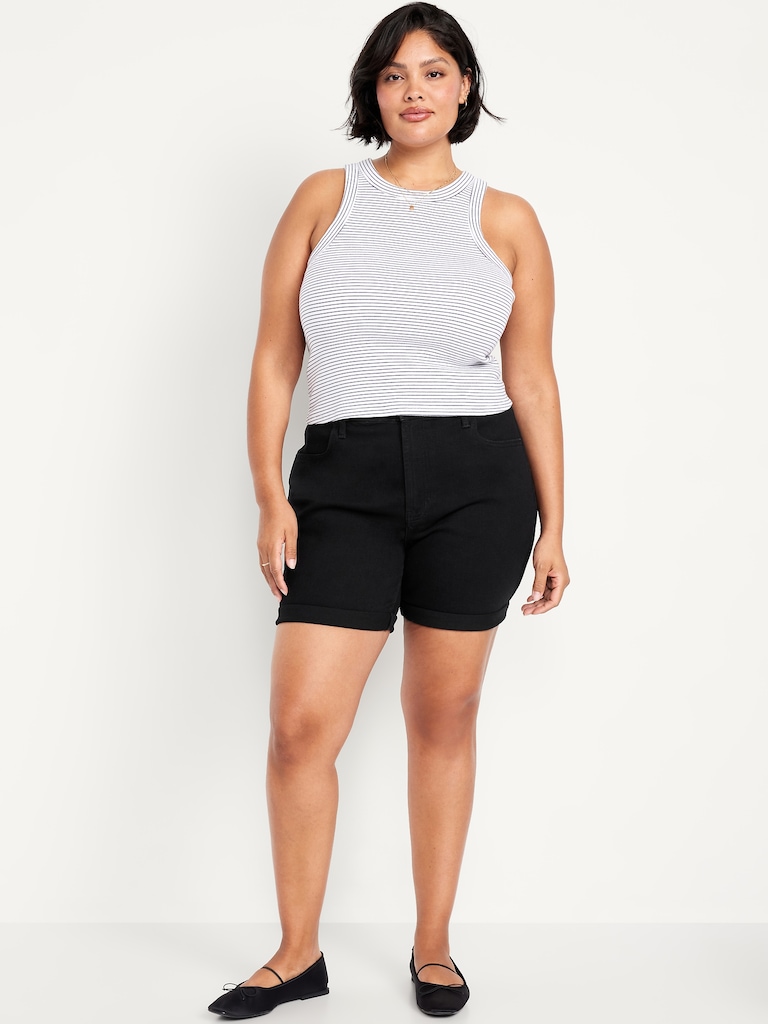 High-Waisted OG Jean Shorts -- 7-inch inseam