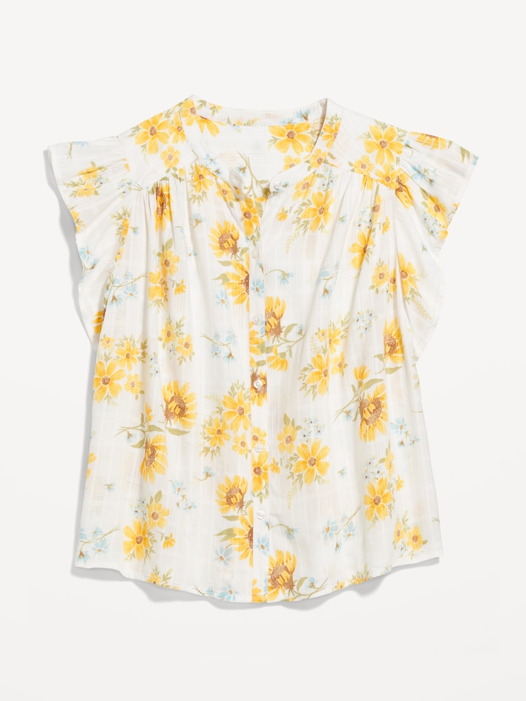 Button-Down Floral Shirt