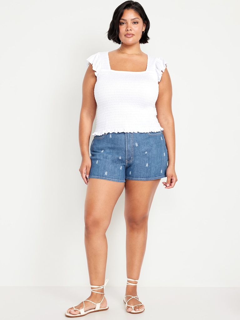 High-Waisted OG Jean Shorts -- 3-inch inseam