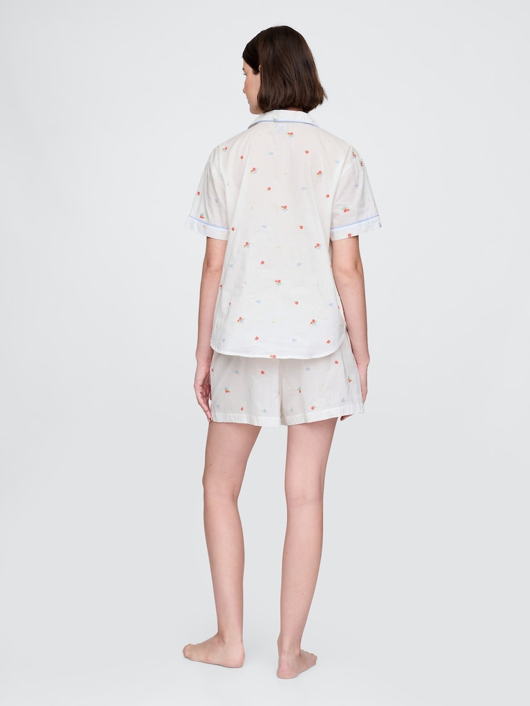 Embroidered PJ Boxer Shorts