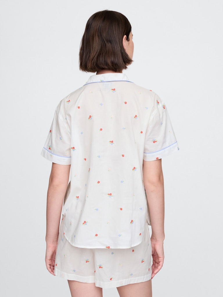 Embroidered PJ Shirt