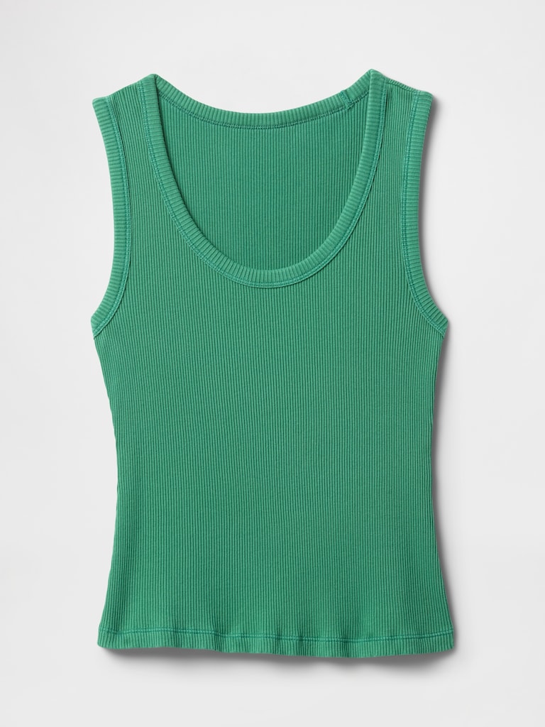 Rib Scoop Tank Top