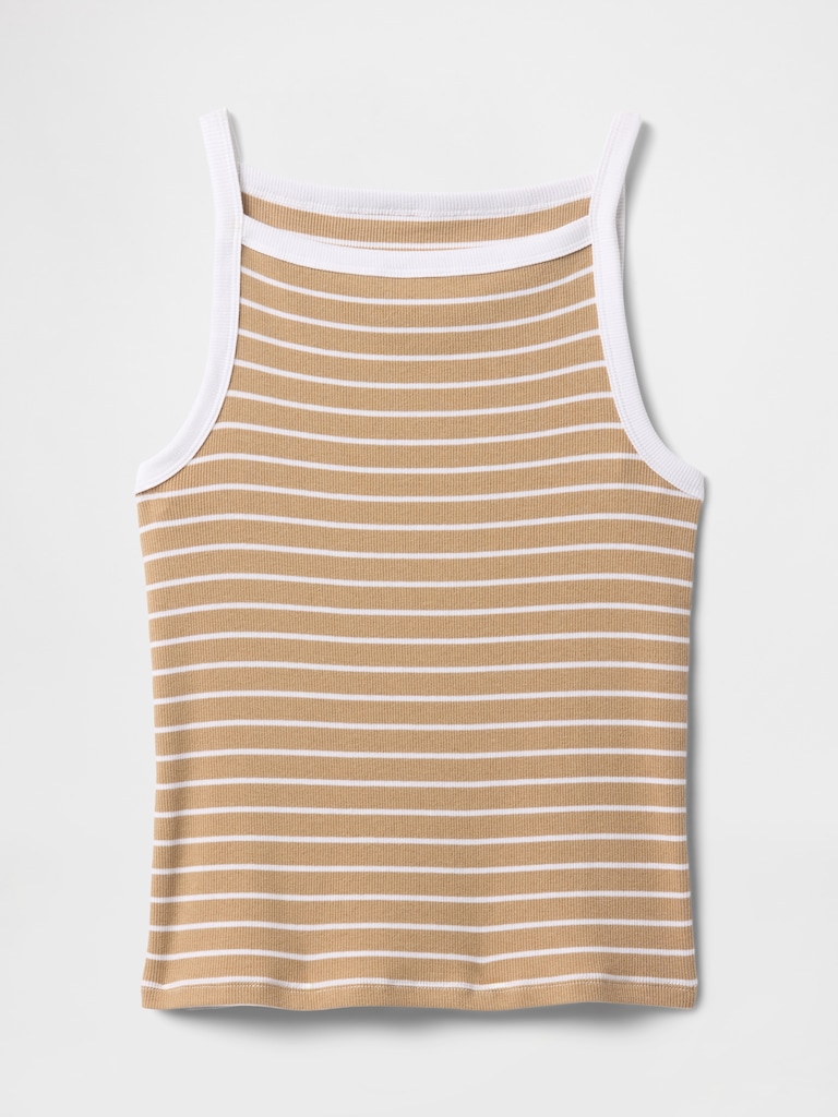 Modern Apron-Neck Tank Top