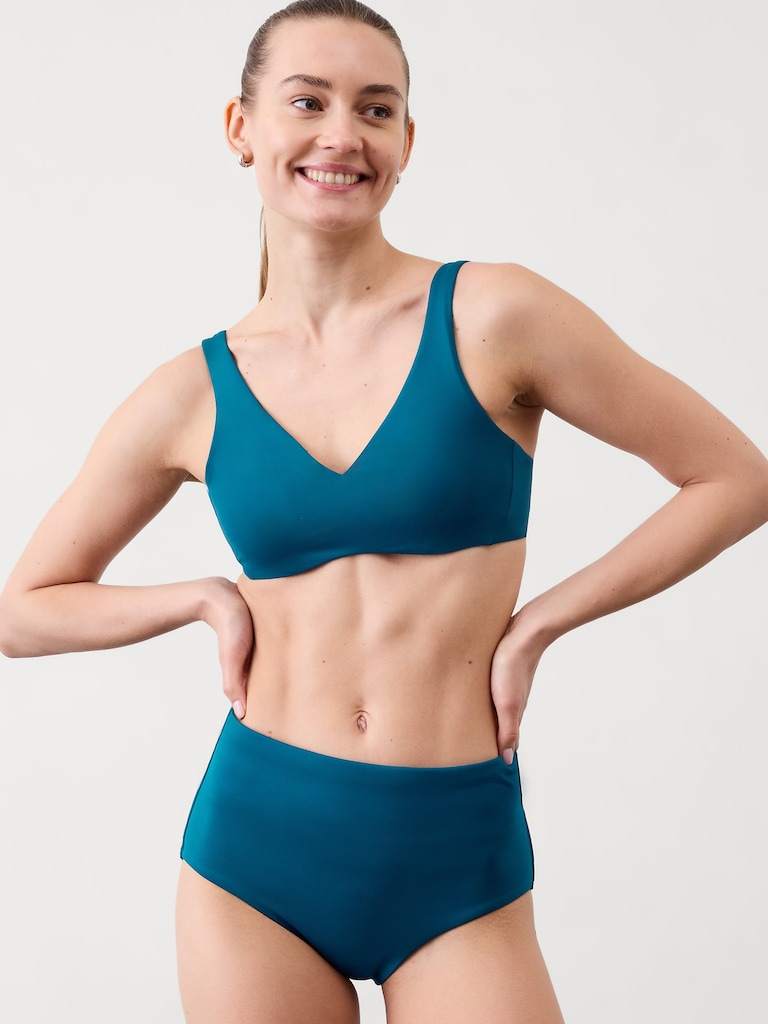 High Waist Full Swim Bottom