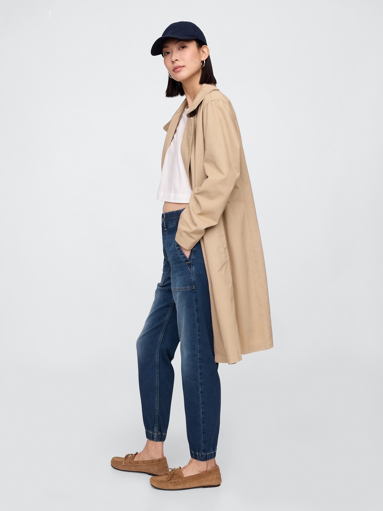 High Rise Sweatpant Jean Joggers