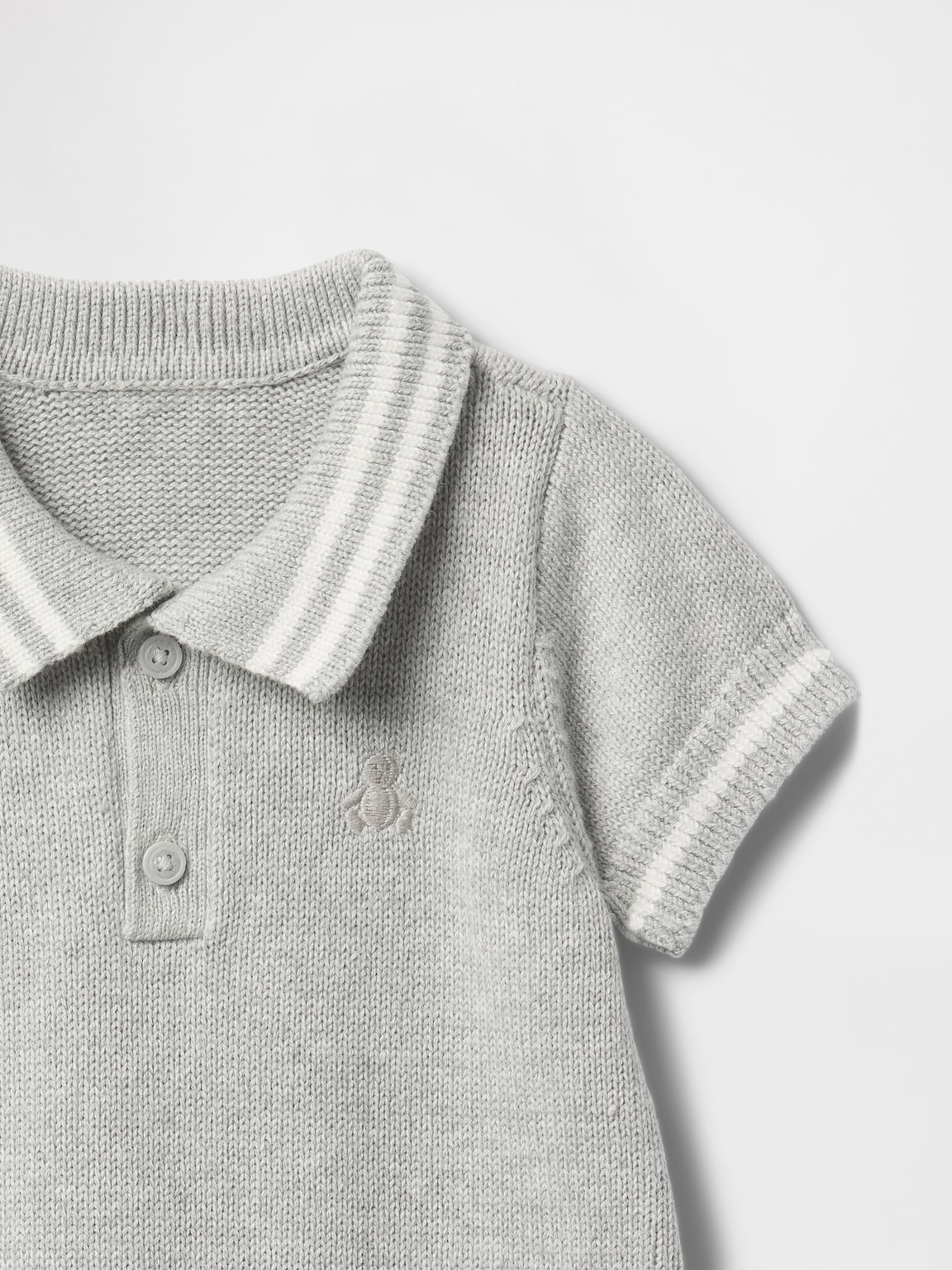 Baby Polo Sweater Shorty One-Piece