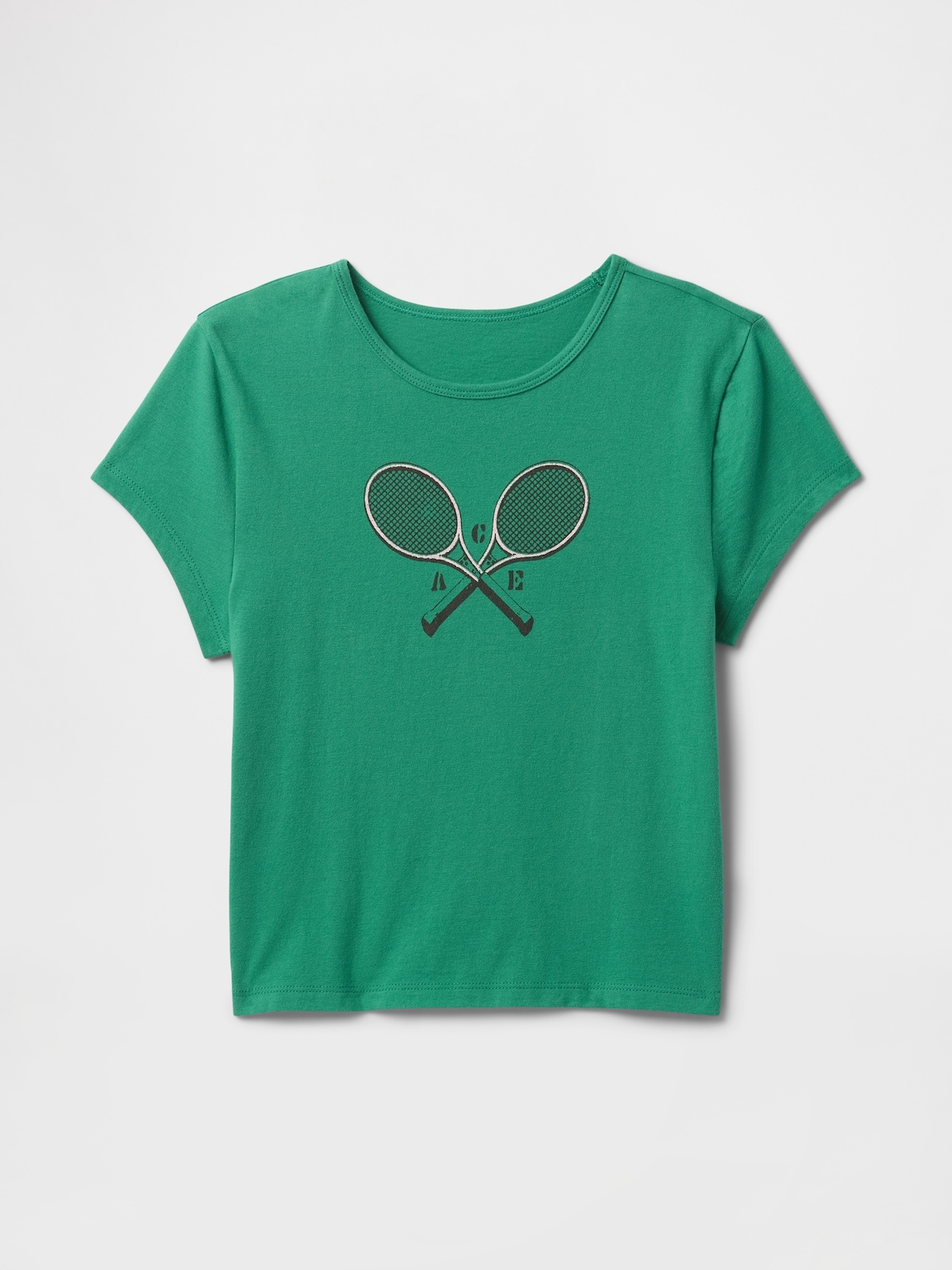 Crop Graphic T-Shirt